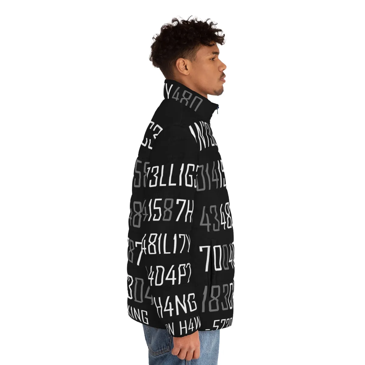 Adapt to Change with Encoded Puffer Jacket - Inspired by Stephen Hawking