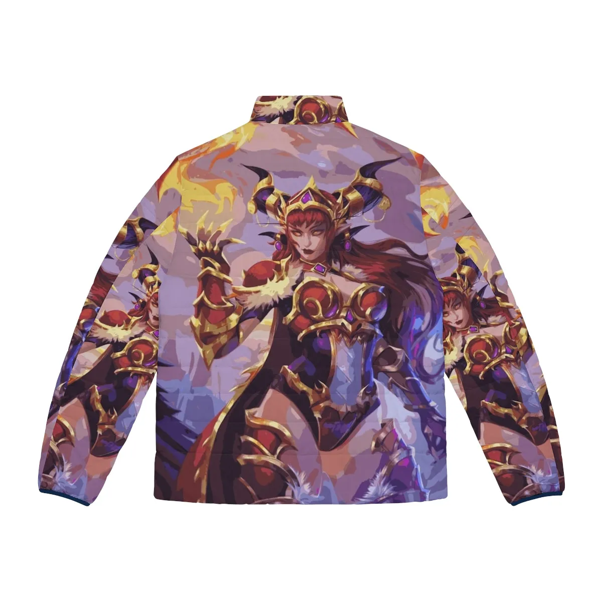 Alexstrasza Inspired WoW Dragonflight Puffer Jacket