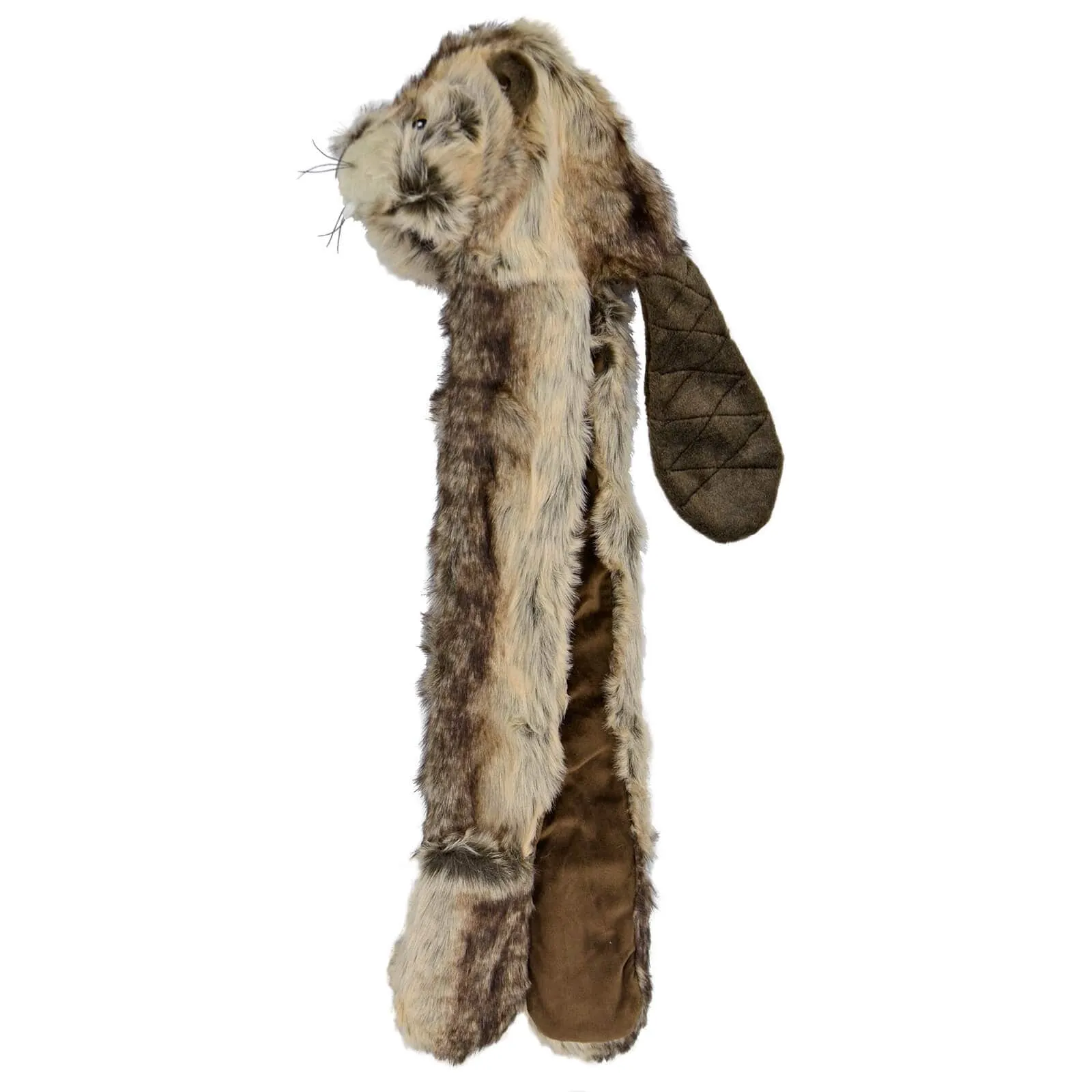 Childrens Deluxe Beaver Hat With Attached Scarf & Mittens