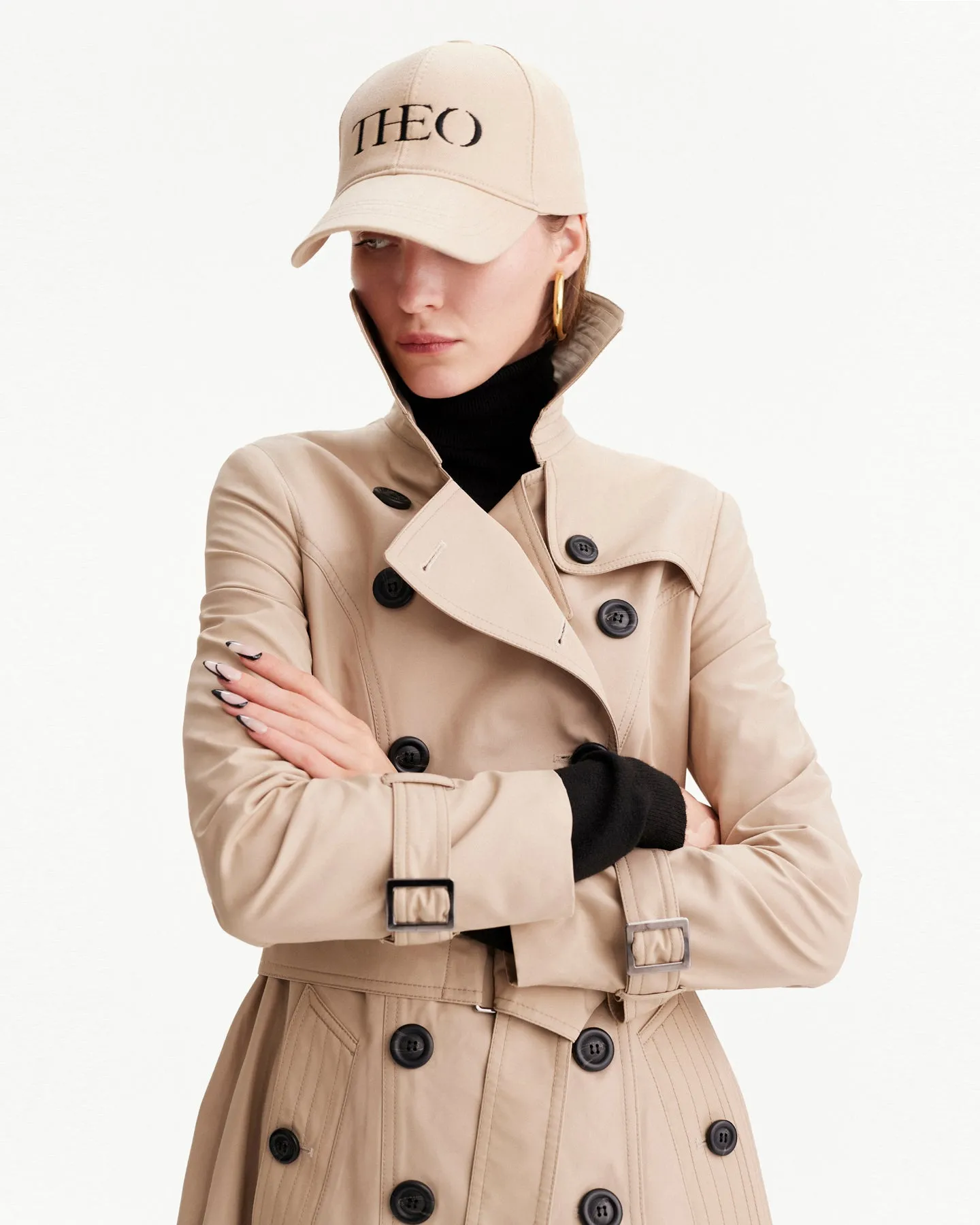 Chloe Trapunto Trench Coat