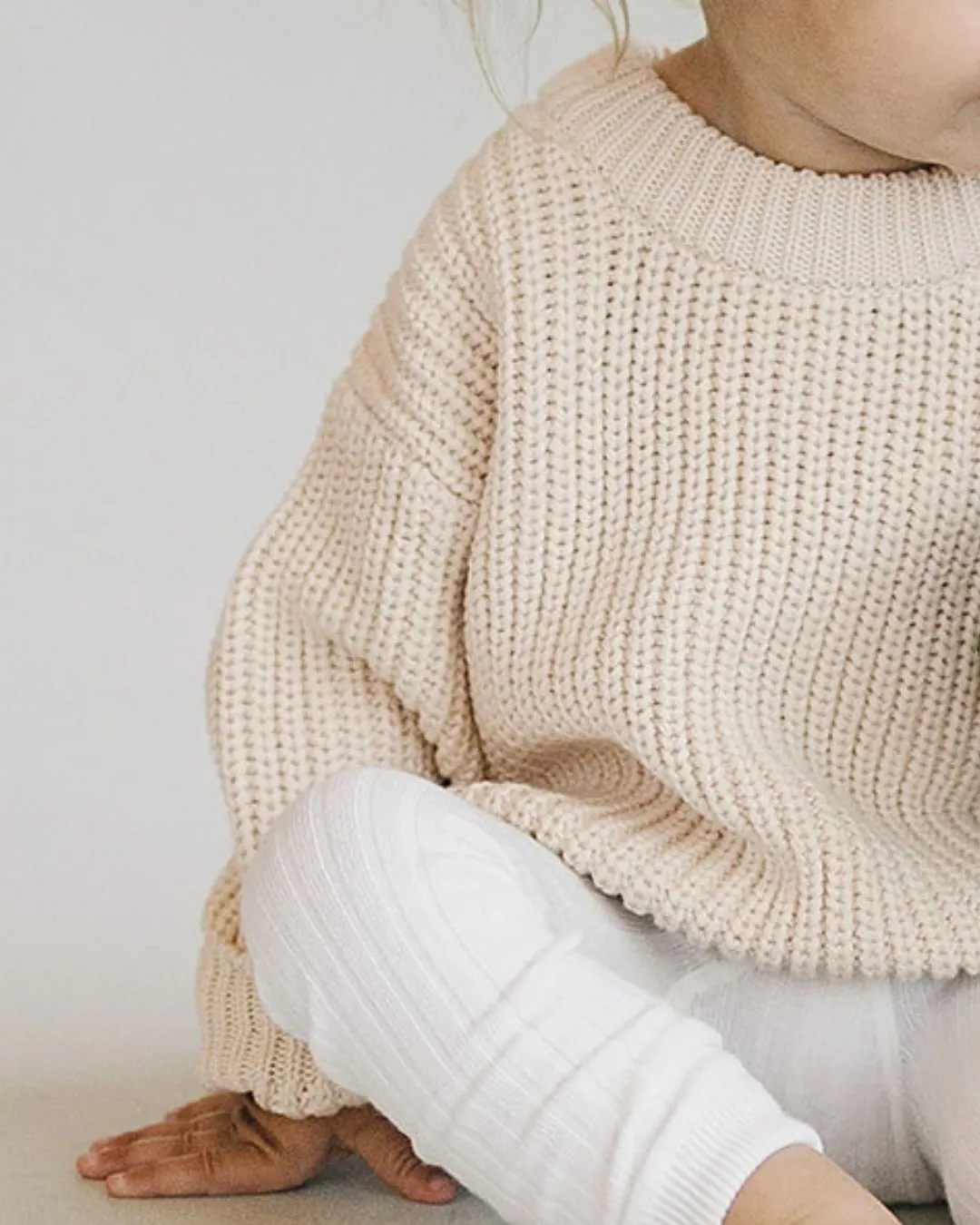 Chunky Knit Sweater | Vanilla