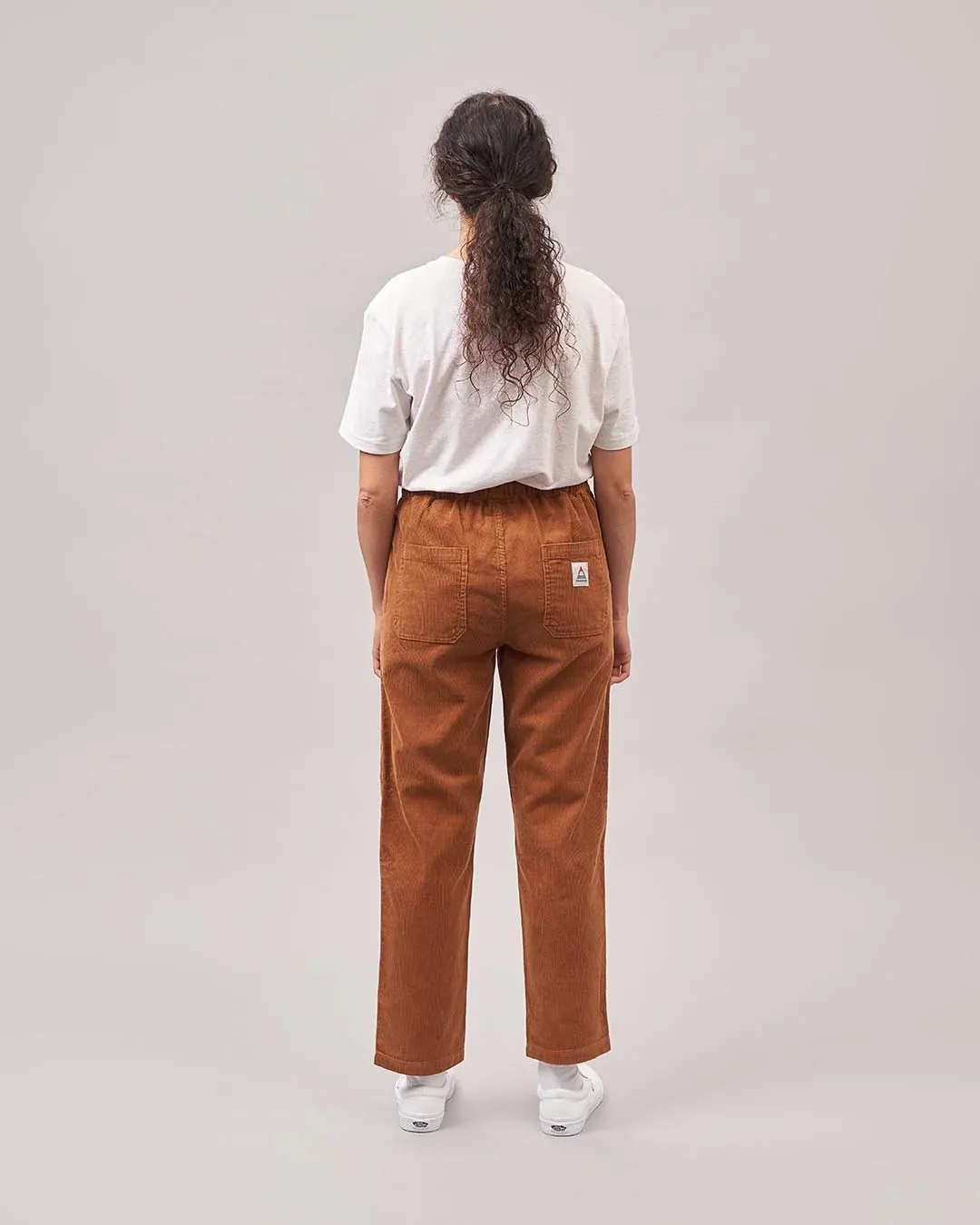 Compass Corduroy Trousers in Coconut