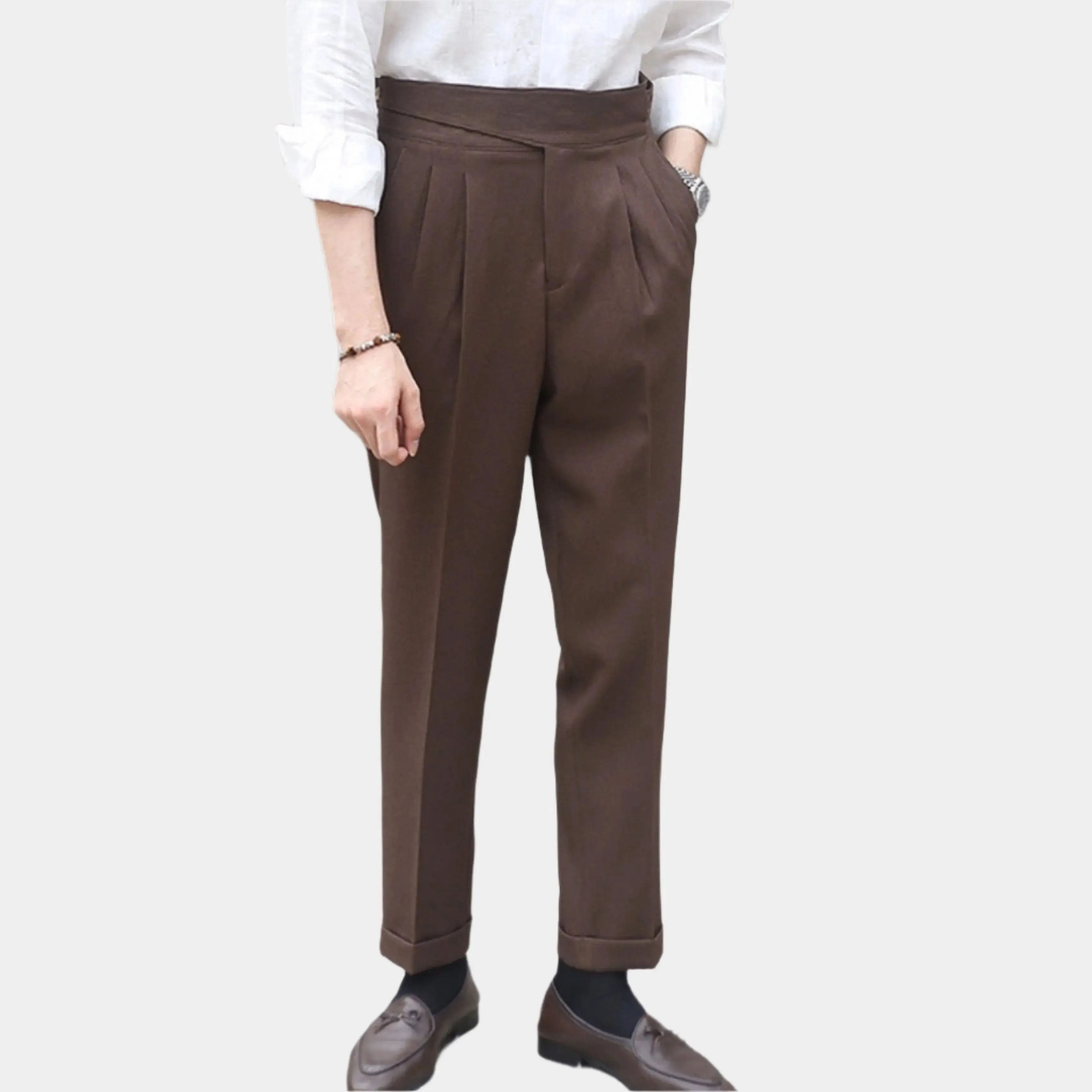 Corduroy Elegant Trousers - Cross & Crown