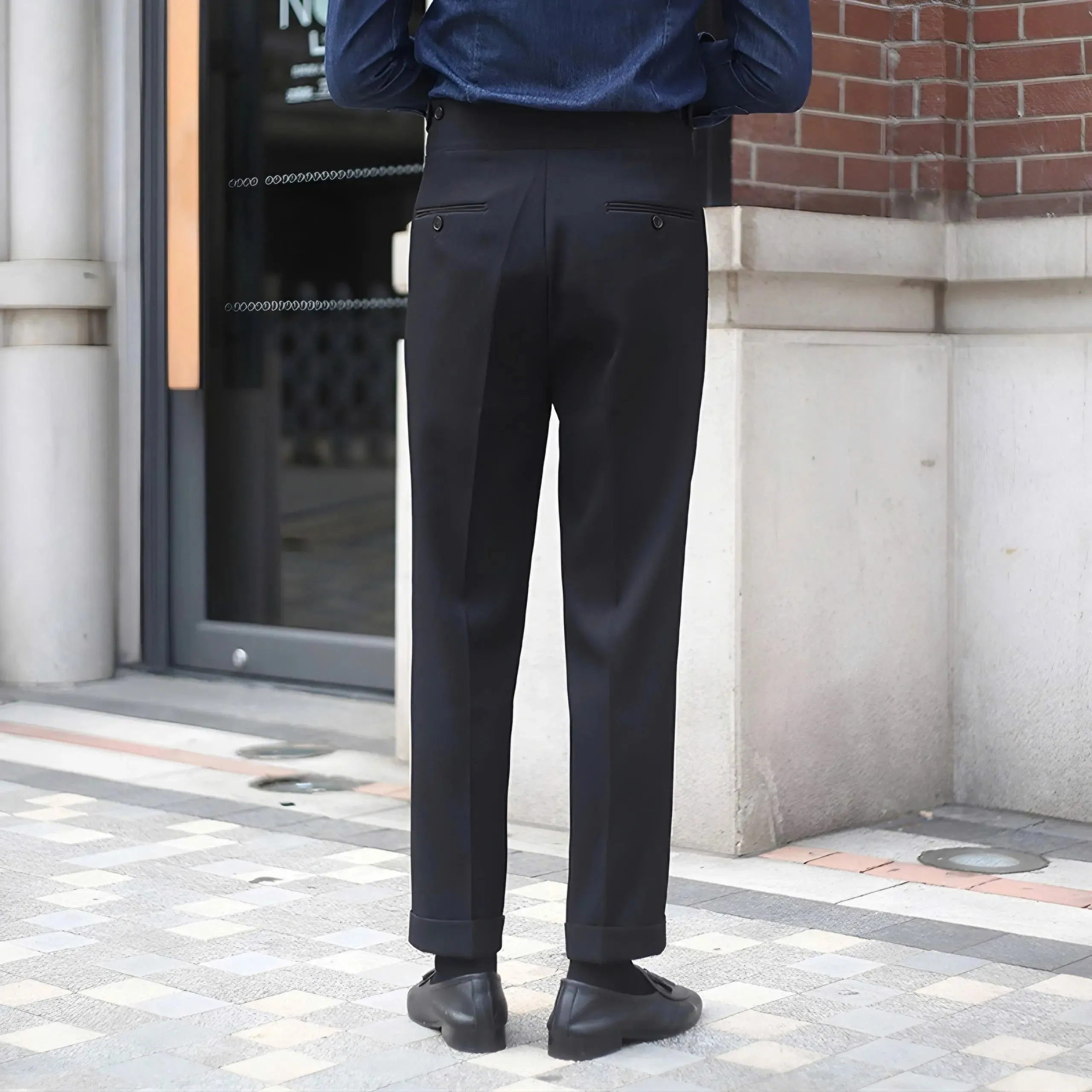 Corduroy Elegant Trousers - Cross & Crown