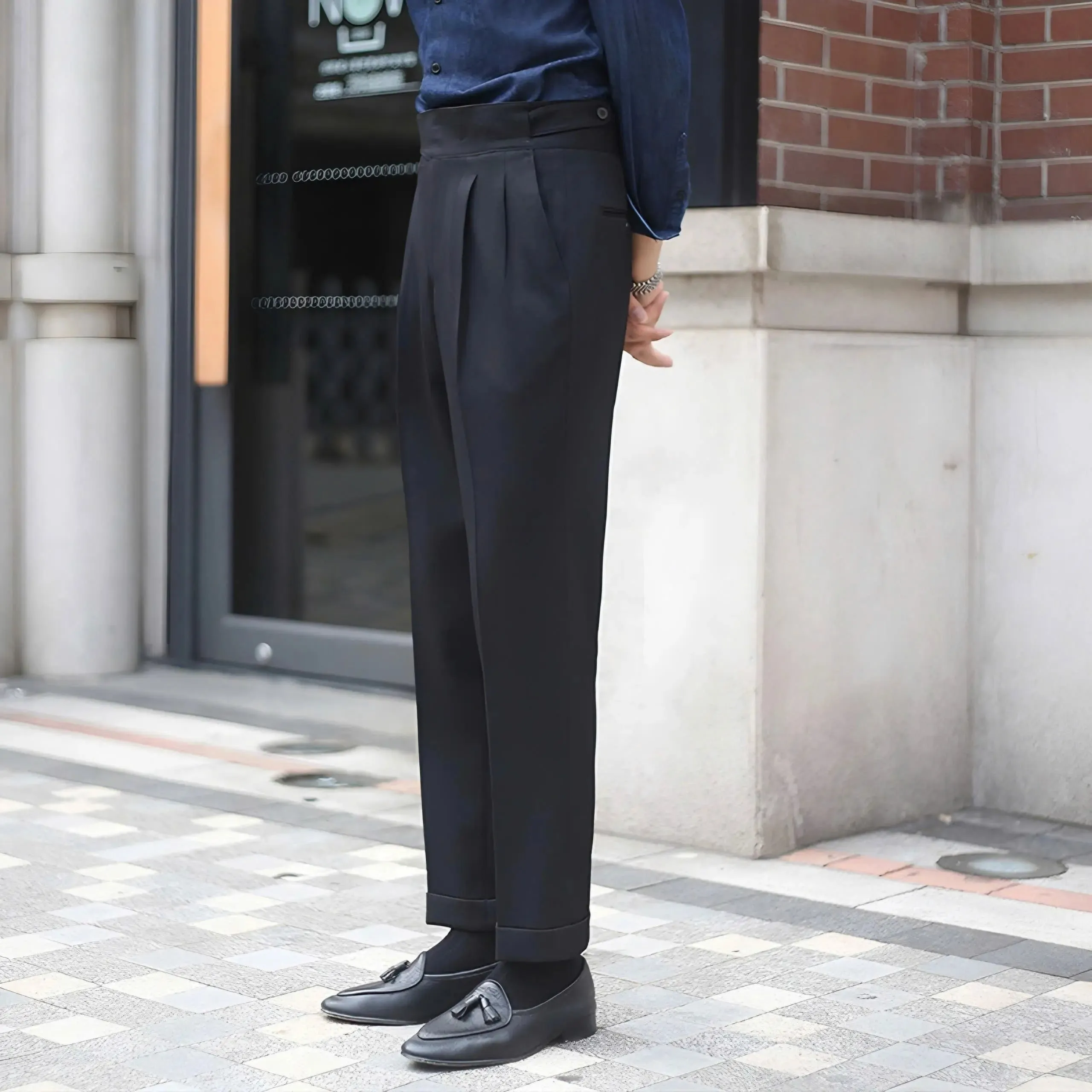 Corduroy Elegant Trousers - Cross & Crown