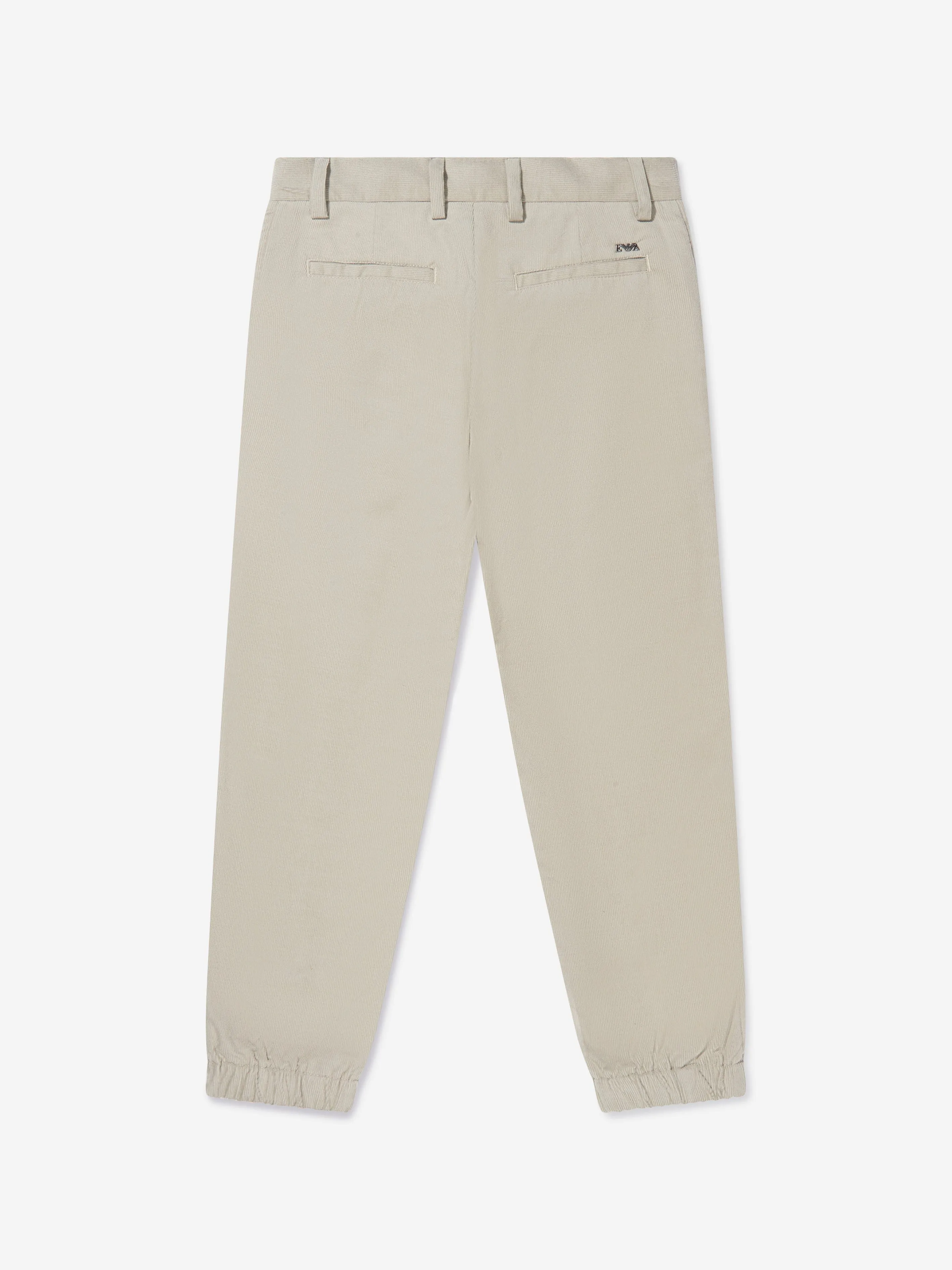 Emporio Armani Boys Corduroy Branded Trousers