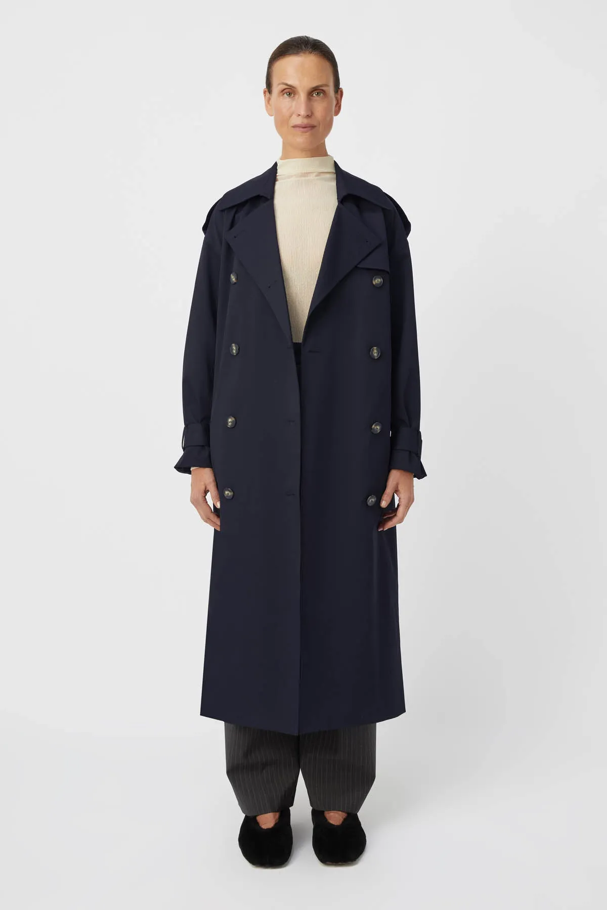 Evans Classic Trench Coat