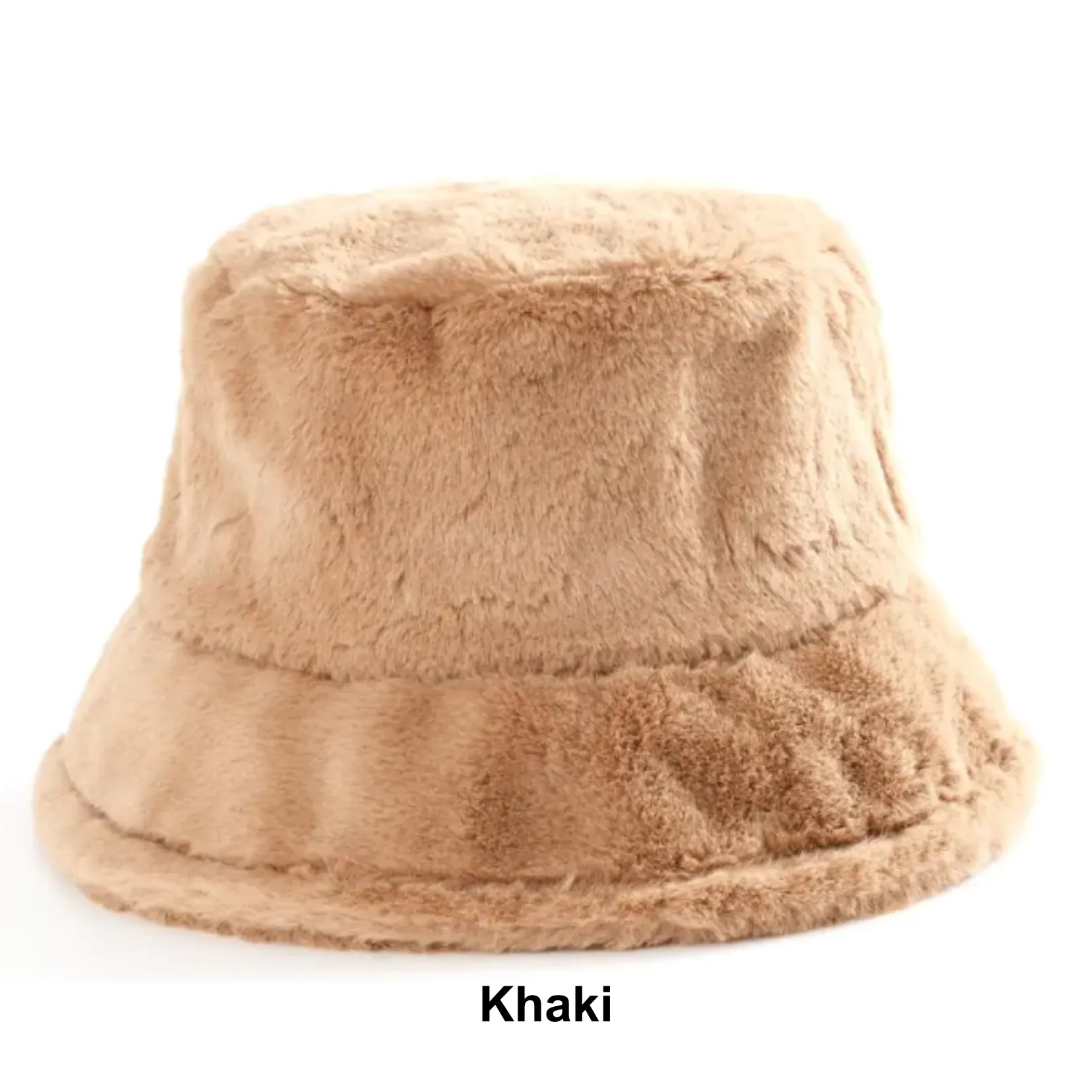 Faux Fur Fluffy Bucket Hat