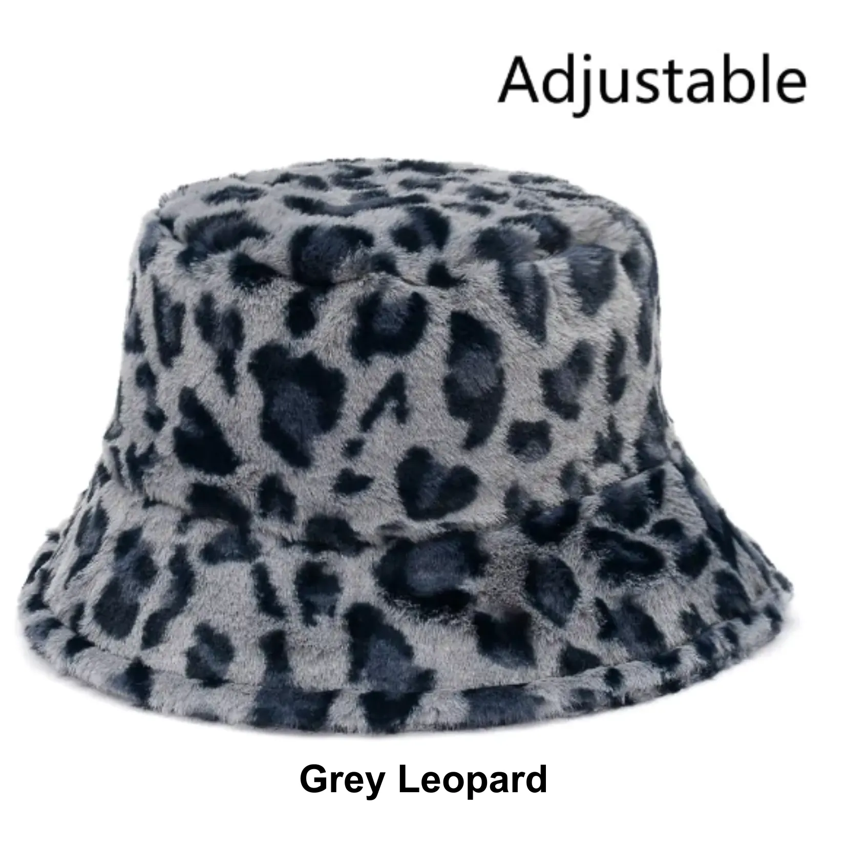 Faux Fur Fluffy Bucket Hat