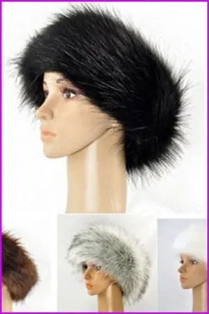 Faux Fur Headband Earwarmer Earmuffs Hat F1380