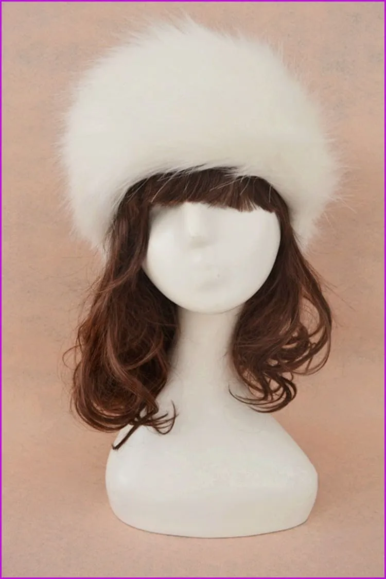 Faux Fur Headband Earwarmer Earmuffs Hat F1380