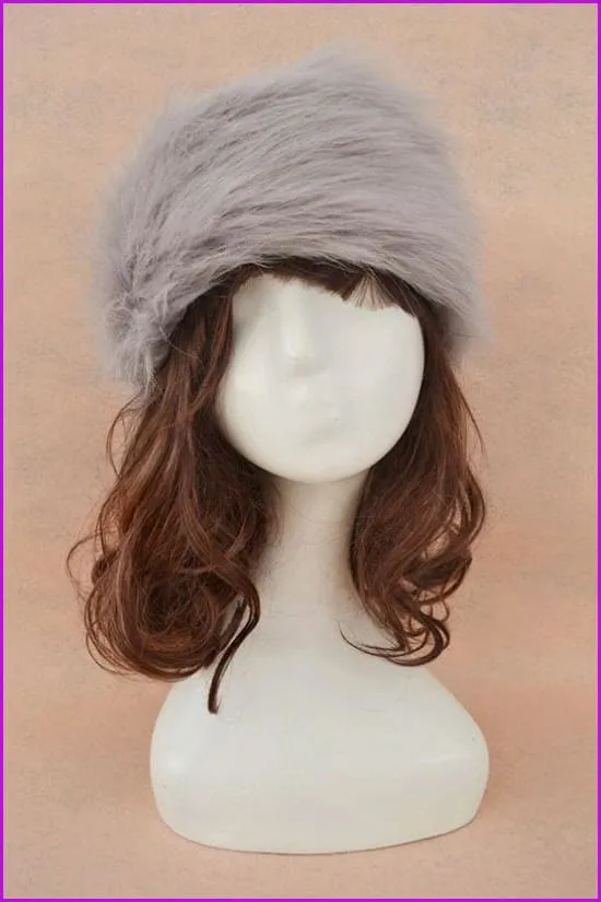 Faux Fur Headband Earwarmer Earmuffs Hat F1380