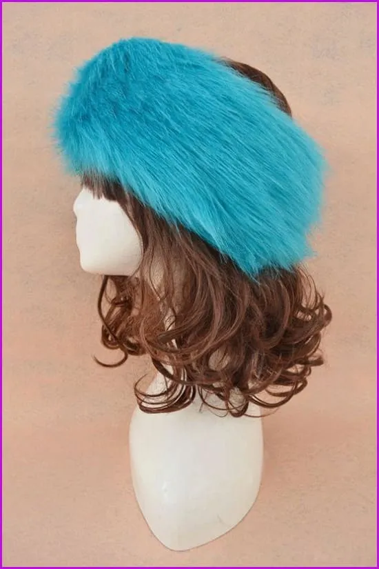 Faux Fur Headband Earwarmer Earmuffs Hat F1380