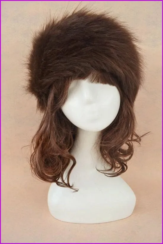 Faux Fur Headband Earwarmer Earmuffs Hat F1380