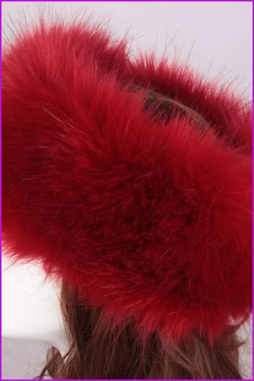 Faux Fur Headband Earwarmer Earmuffs Hat F1380