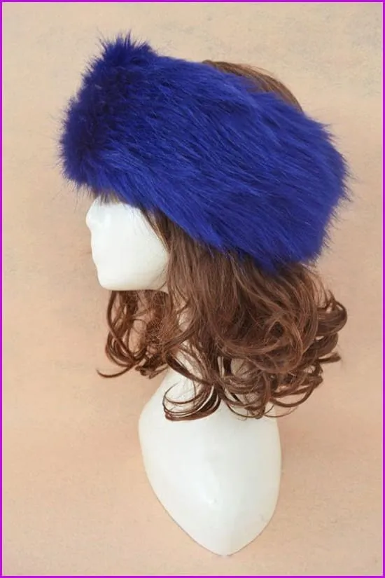 Faux Fur Headband Earwarmer Earmuffs Hat F1380