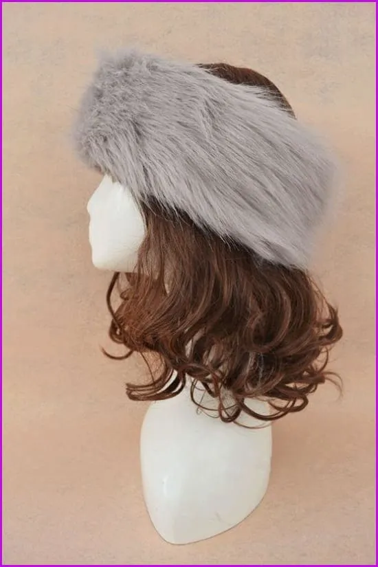 Faux Fur Headband Earwarmer Earmuffs Hat F1380