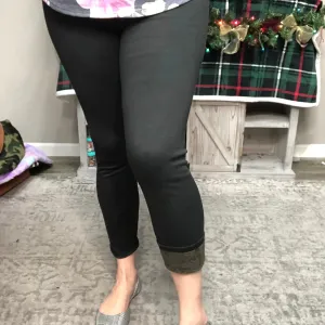 *Final Sale* Black Fleece Lined Leggings