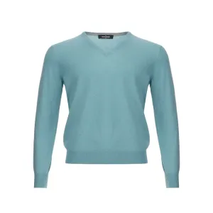 Gran Sasso Turquoise Cashmere Sweater Elegance