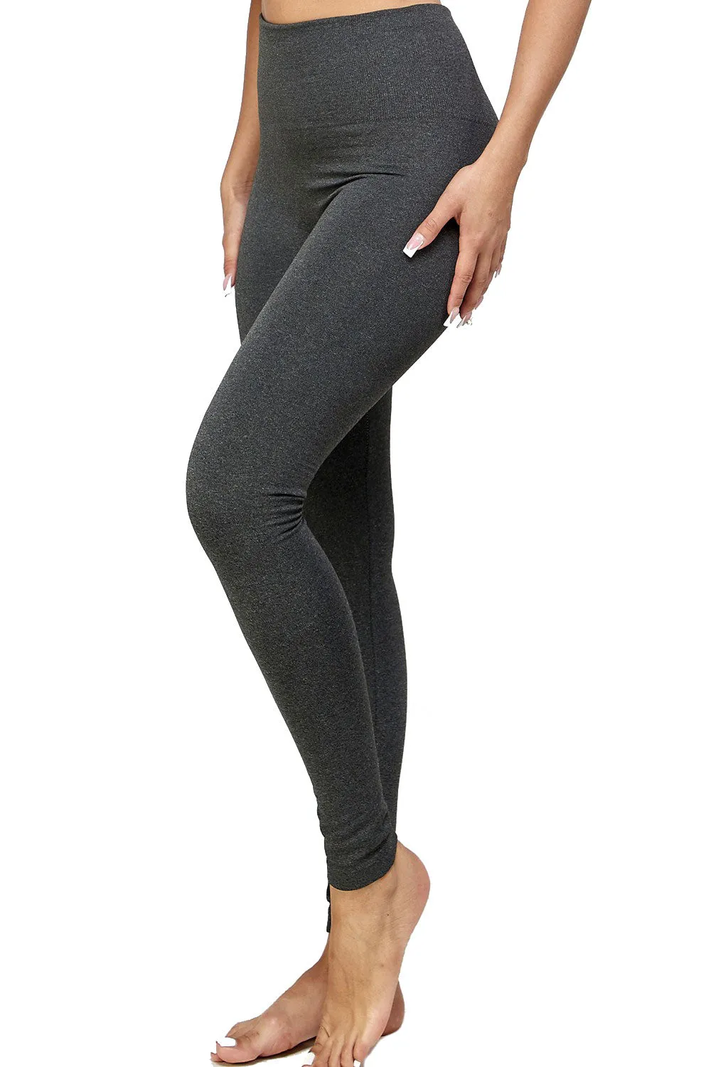 High Waist Seamless Fleece Lined Leggings