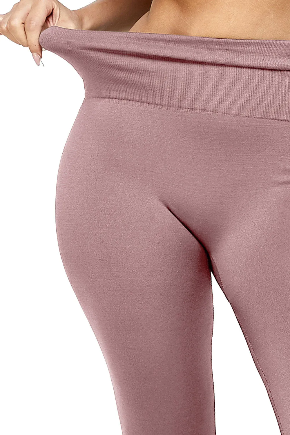 High Waist Seamless Fleece Lined Leggings