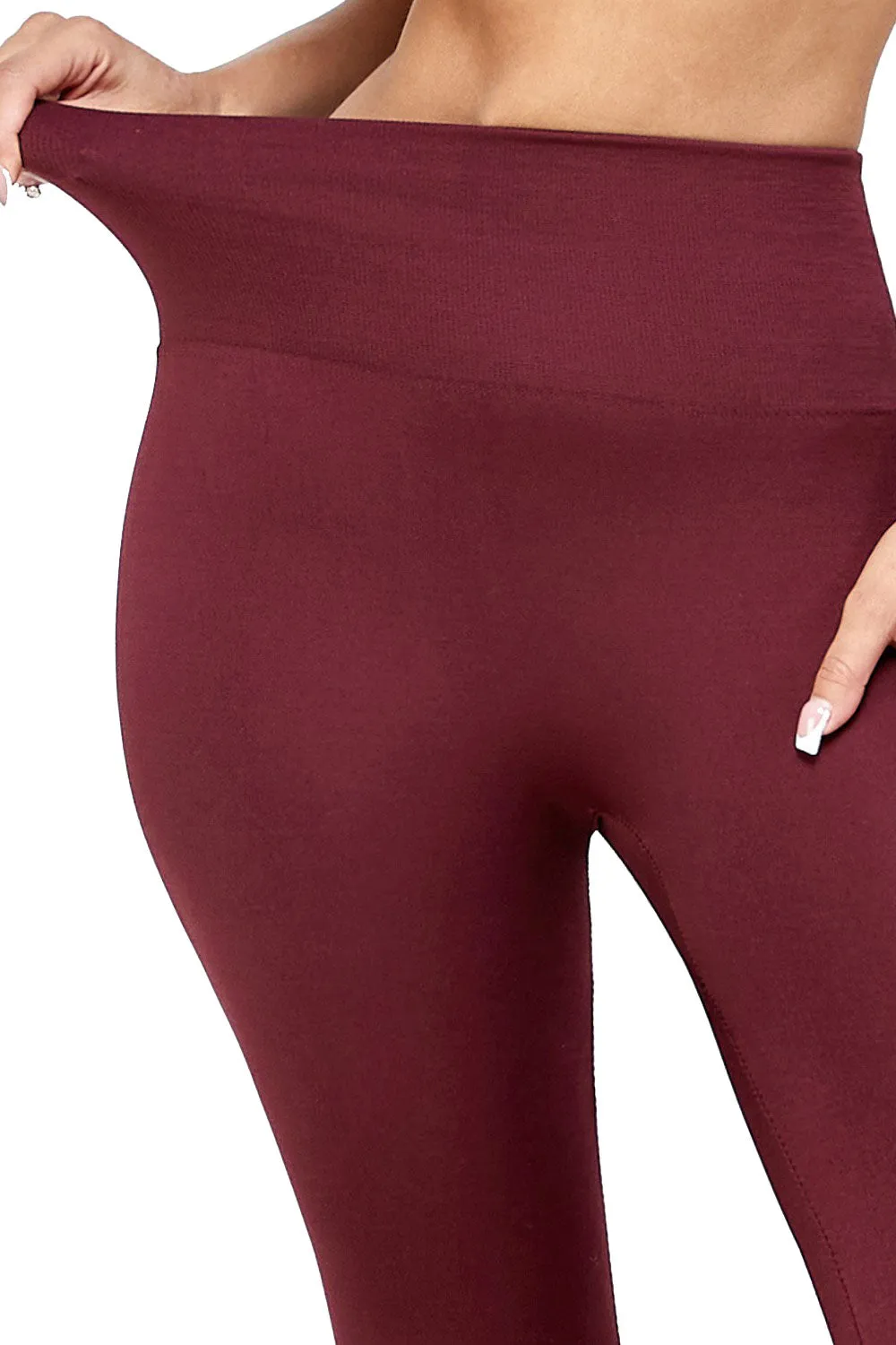 High Waist Seamless Fleece Lined Leggings