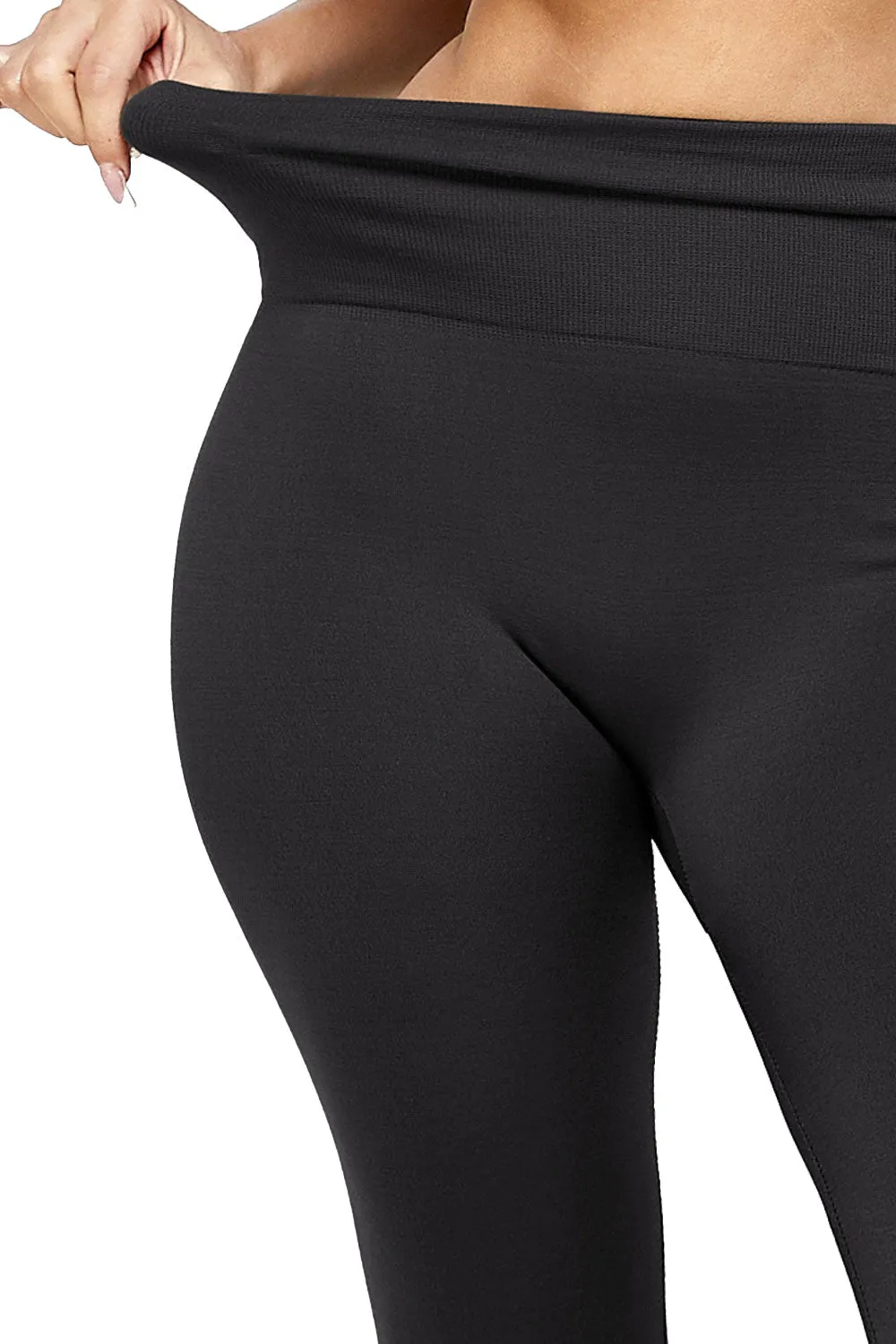 High Waist Seamless Fleece Lined Leggings