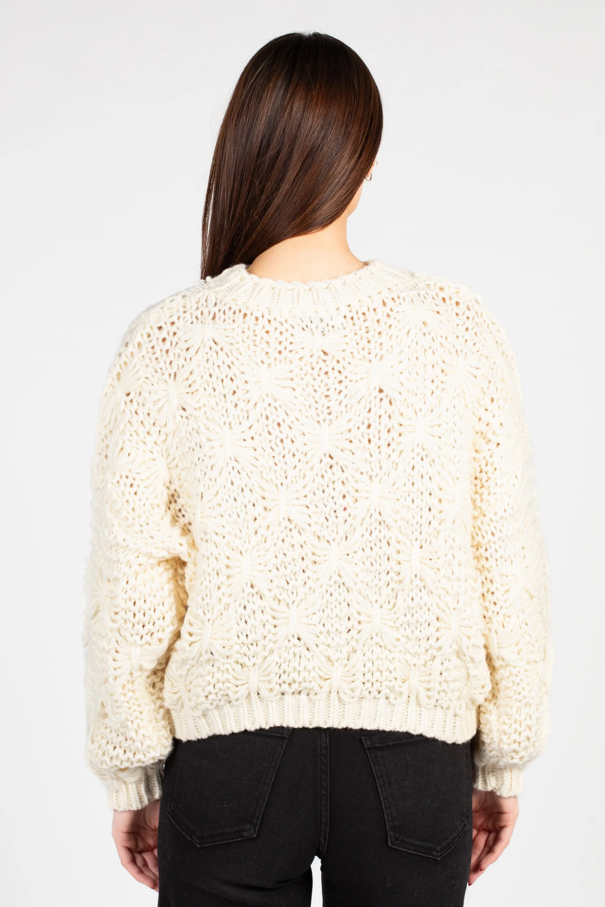 Ivy Textured Knit Sweater