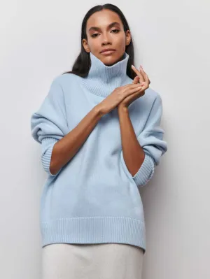 Leah Turtleneck Oversized Casual Women Sweater