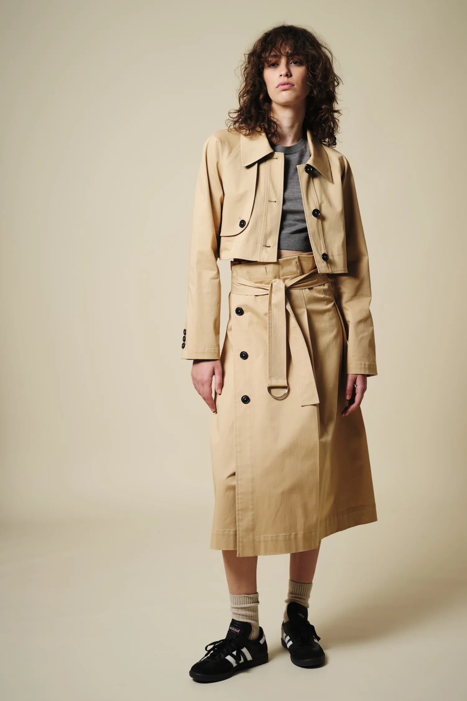 London Convertible Trench, Khaki