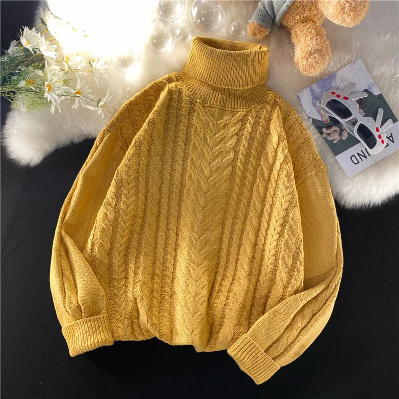 Men Turtleneck Sweater Turtleneck Sweater Men's Spring, Autumn and Winter Bottoming Shirt