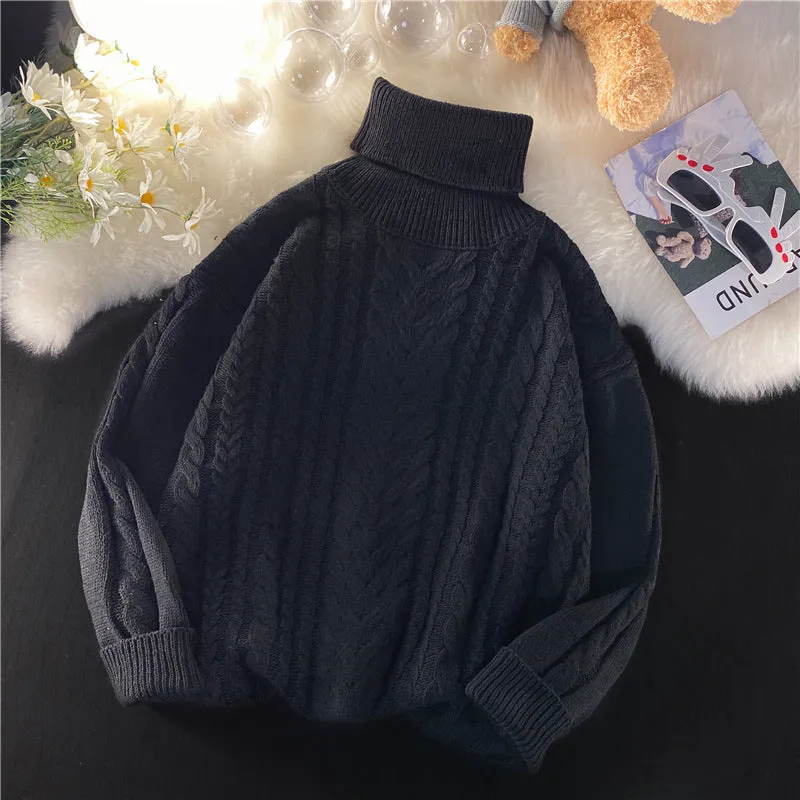 Men Turtleneck Sweater Turtleneck Sweater Men's Spring, Autumn and Winter Bottoming Shirt