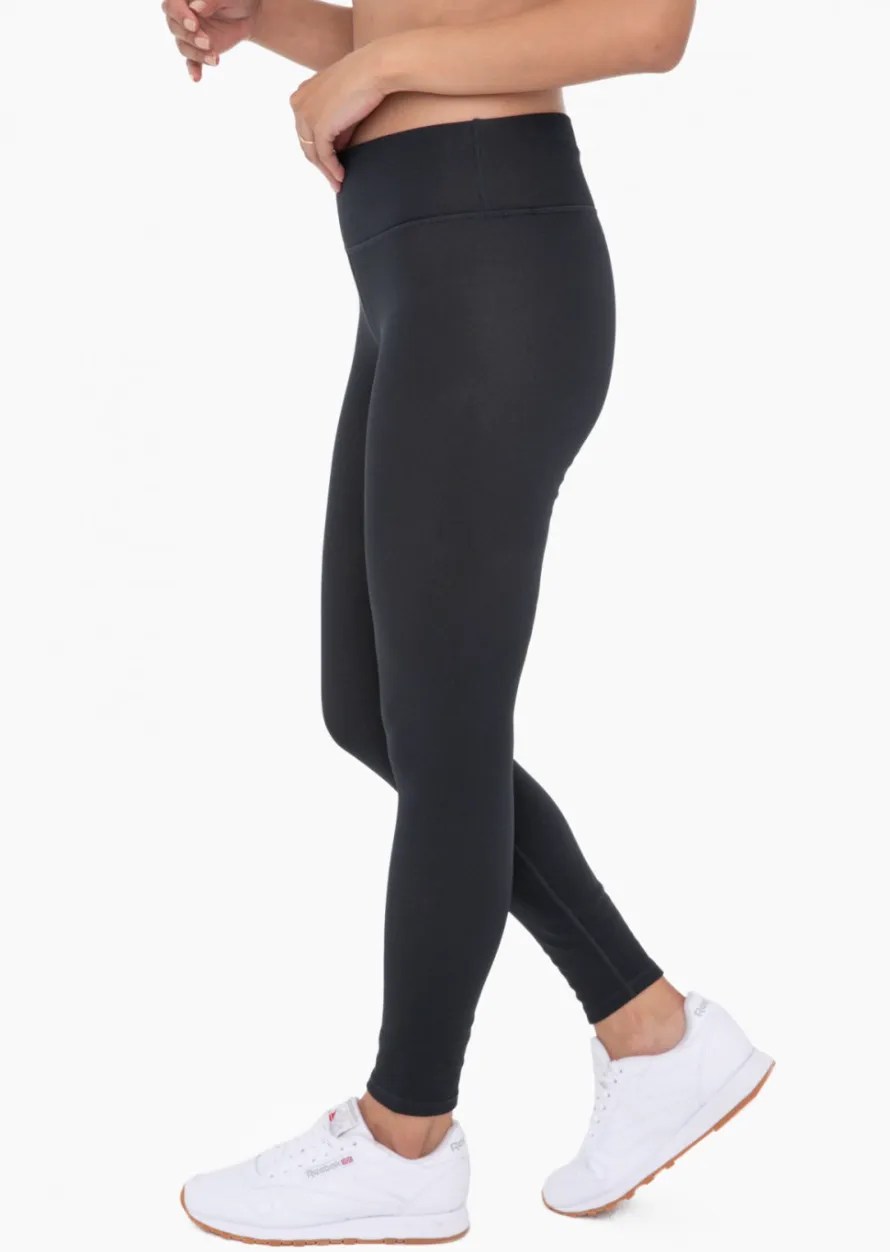 MOB Fleece Lined Legging-Blk