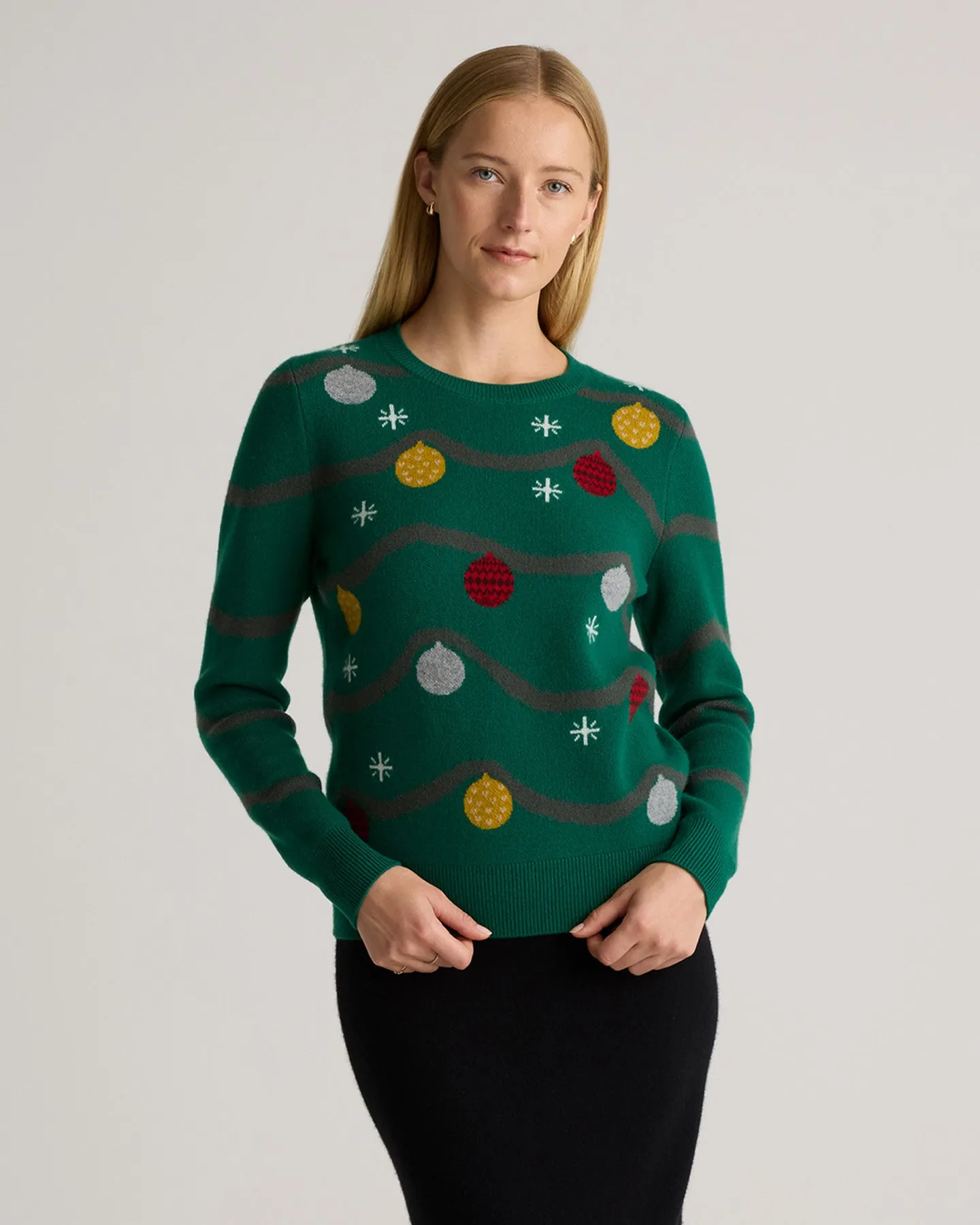 Mongolian Cashmere Christmas Sweater