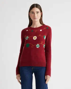 Mongolian Cashmere Christmas Sweater