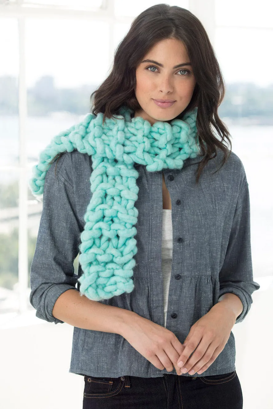 Neck's Best Thing Knit Scarf - Blue