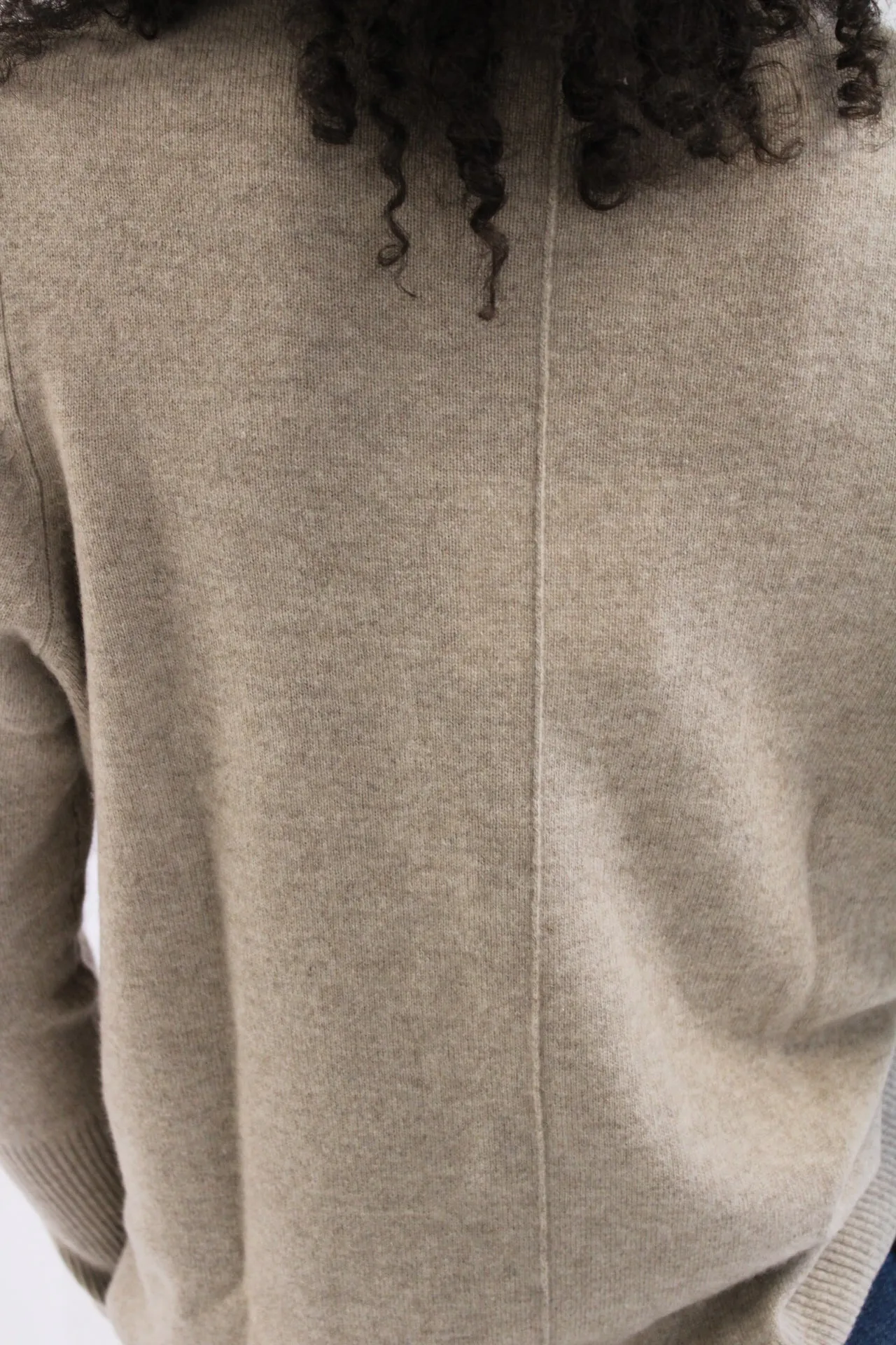 Oatmeal Cashmere Sweater by Not Monday