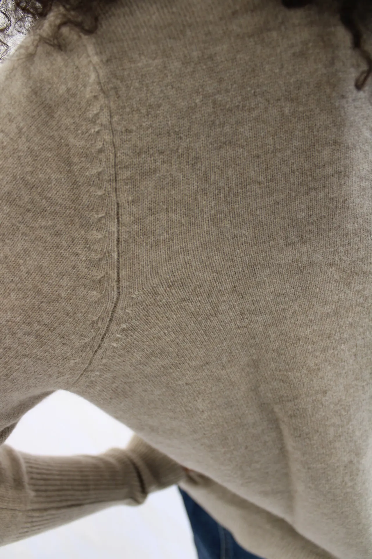 Oatmeal Cashmere Sweater by Not Monday