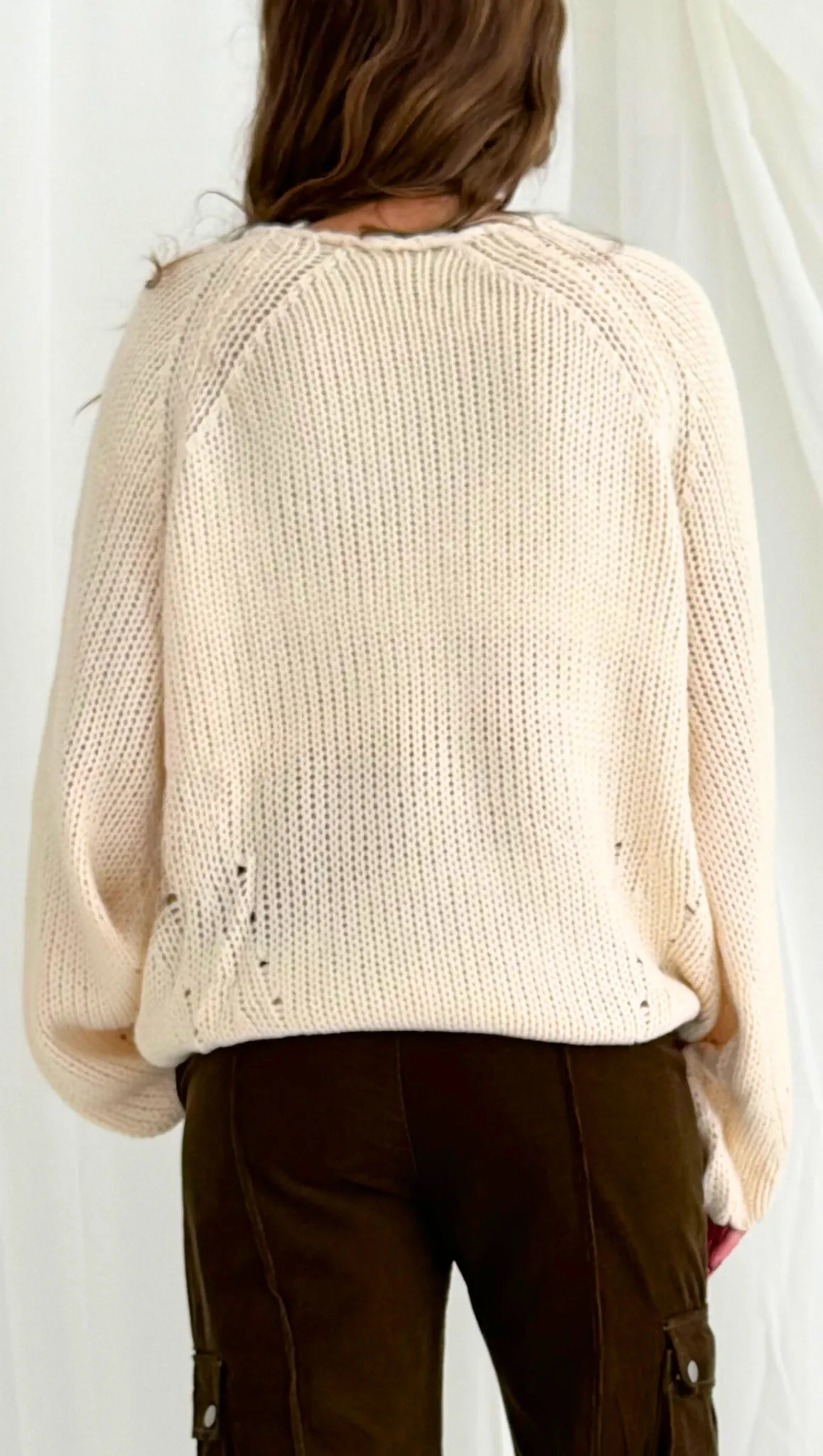 Oliver Pullover Sweater - Cream