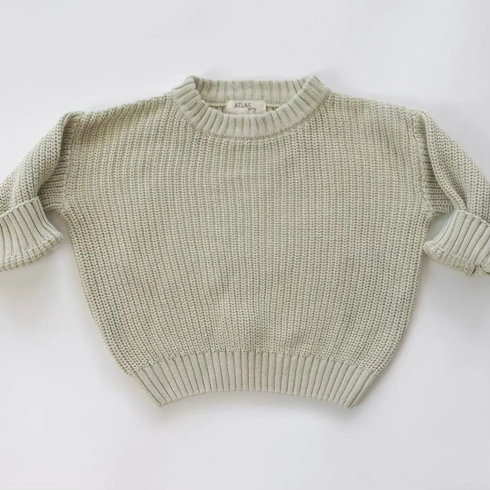 Organic Chunky Oversized Knit Sweater