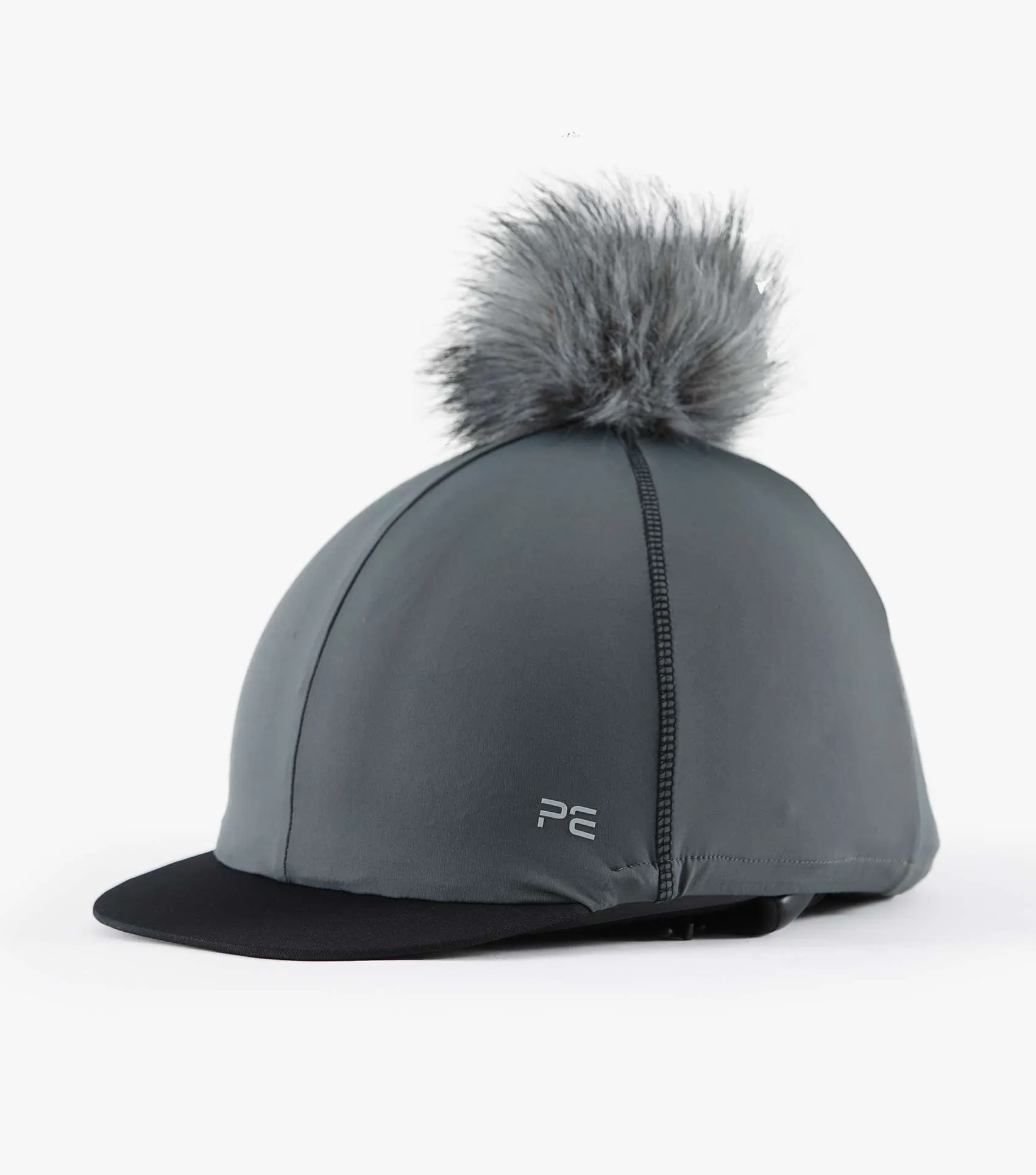 Premier Equine Jersey Pom Hat Silk Anthracite