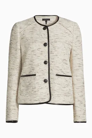 Rag & Bone Mirabelle Italian Tweed Jacket - Ivory