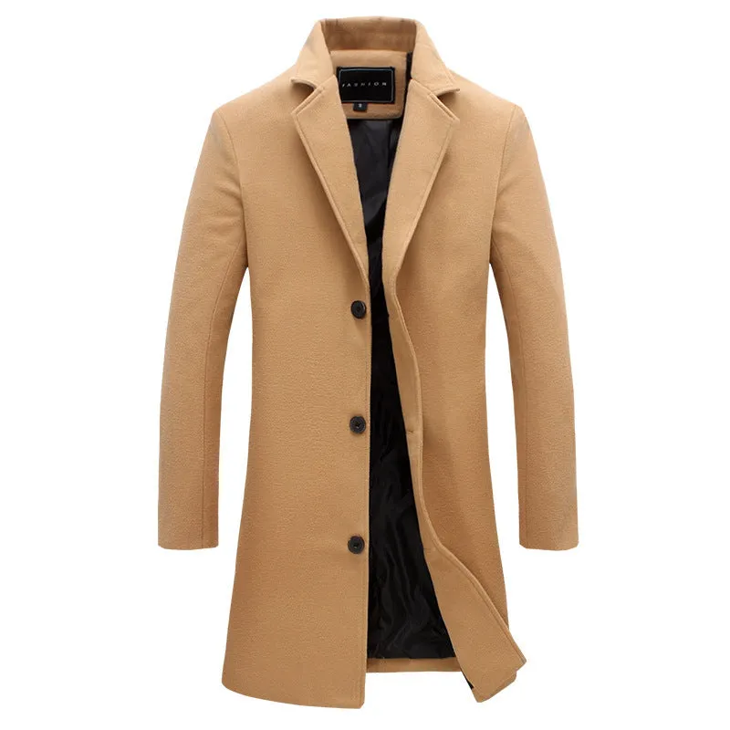 single-breasted trench coat