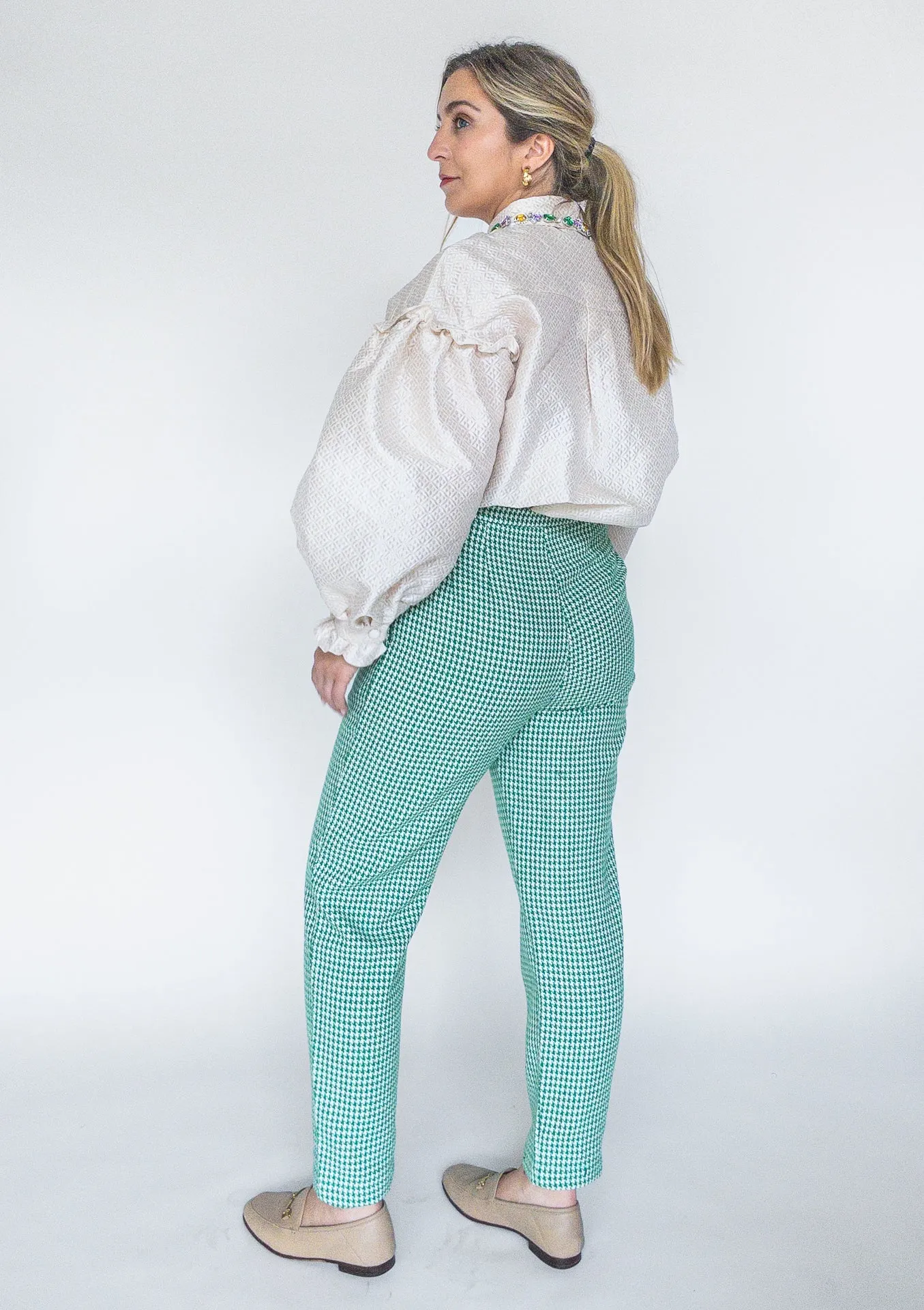 Sister Jane Reunion Tweed Stirrup Trousers