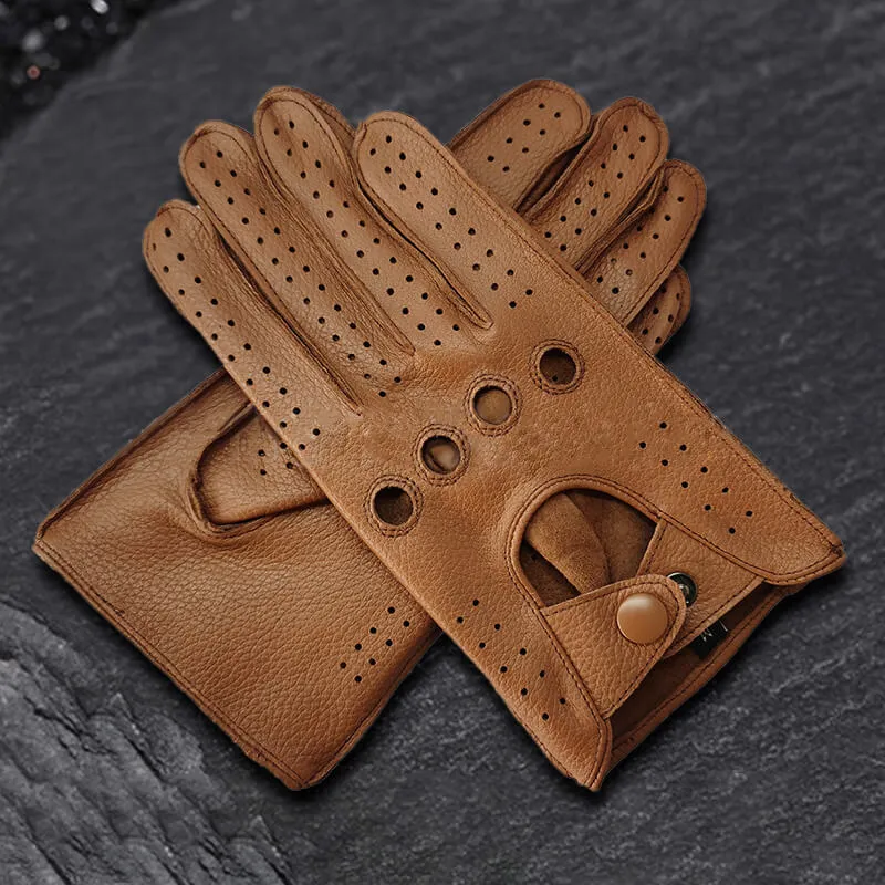 Sports Breathable Men's Leather Gloves