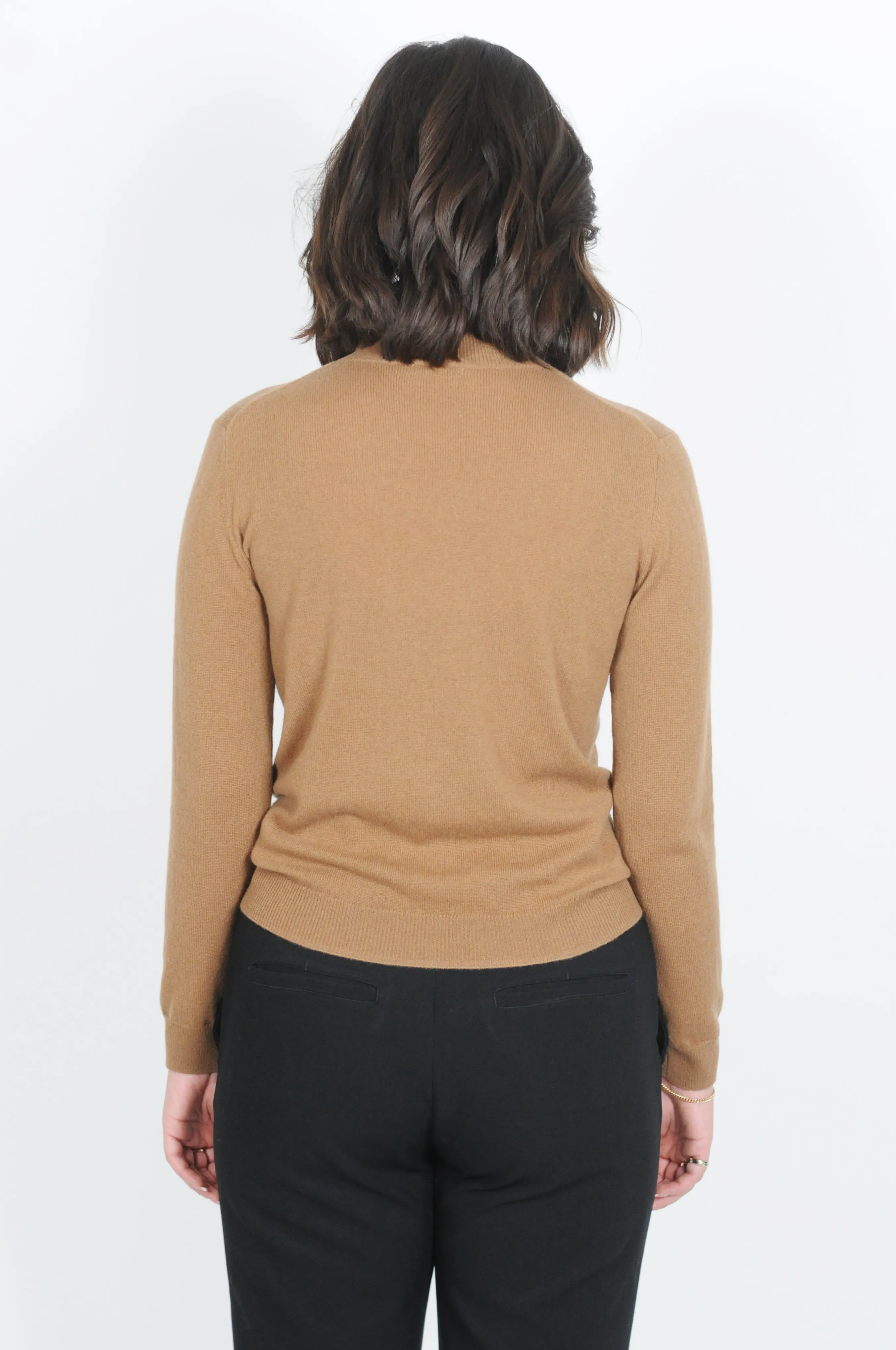 SY-23031 Turtleneck - 100% PureCashmere - Accesories - Dark Camel