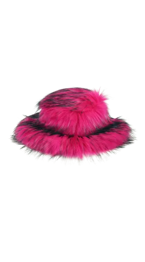 Tyler Lambert FURRY BUCKET HOT PINK