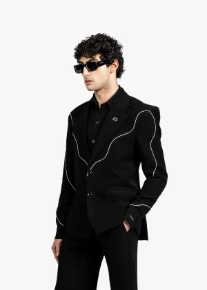 WIRED BLAZER - BLACK