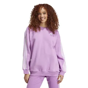 Women's Adidas Essentials 3-Stripes Oversized Fleece Sweatshirt