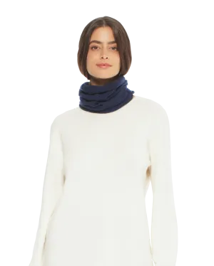 Women's Pure Cashmere Collar Scarf Blue